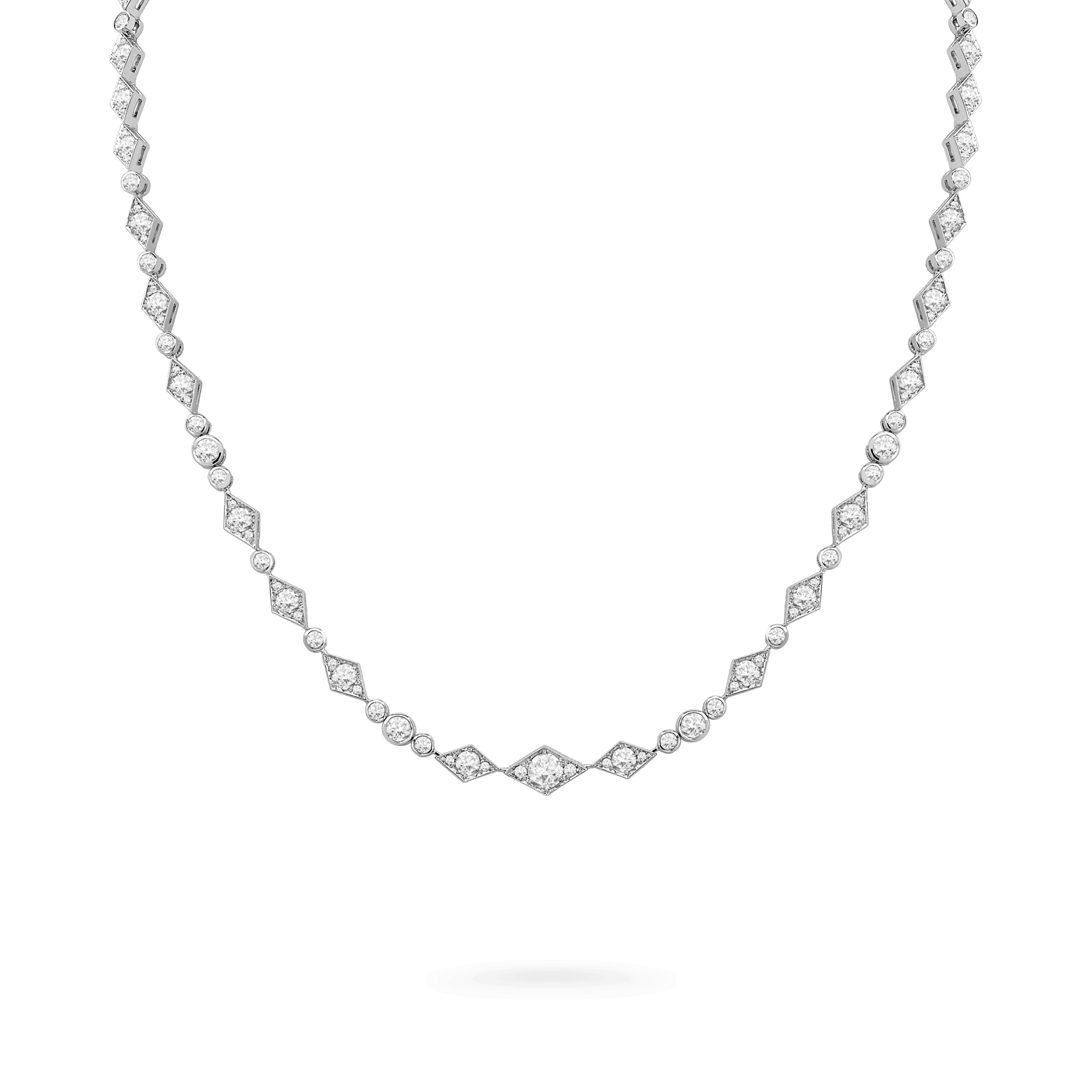 Garrard Albemarle jewellery collection Diamond Necklace in 18ct White Gold 2014503 Hero 1