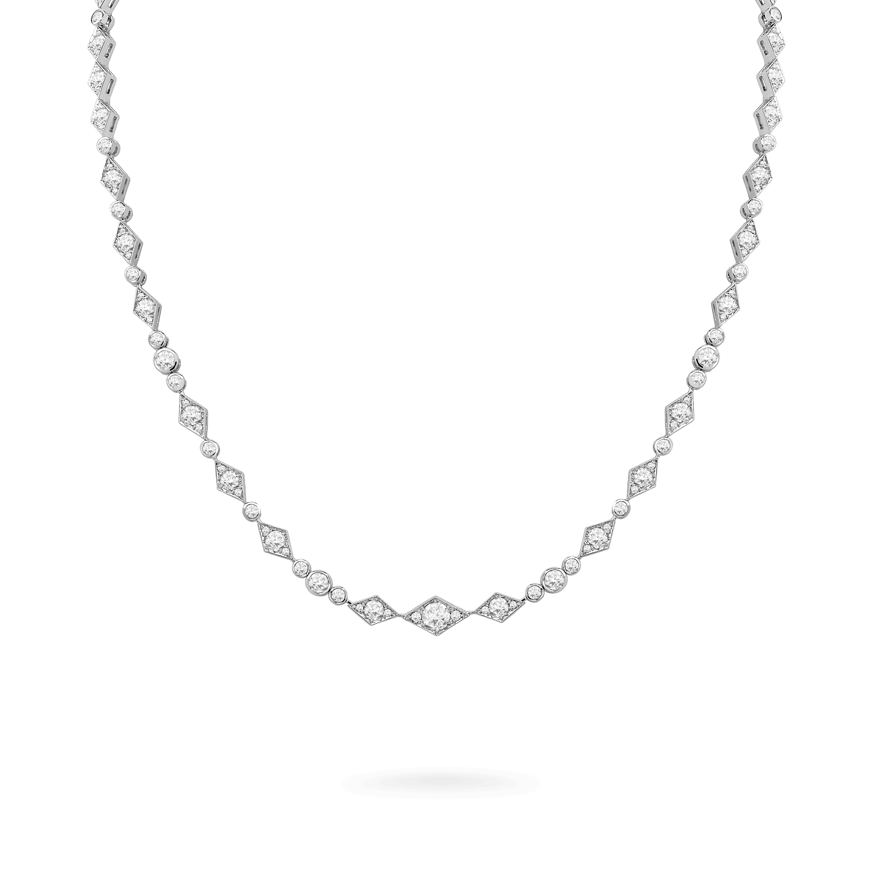 Albemarle Diamond Necklace | In 18ct White Gold | Garrard