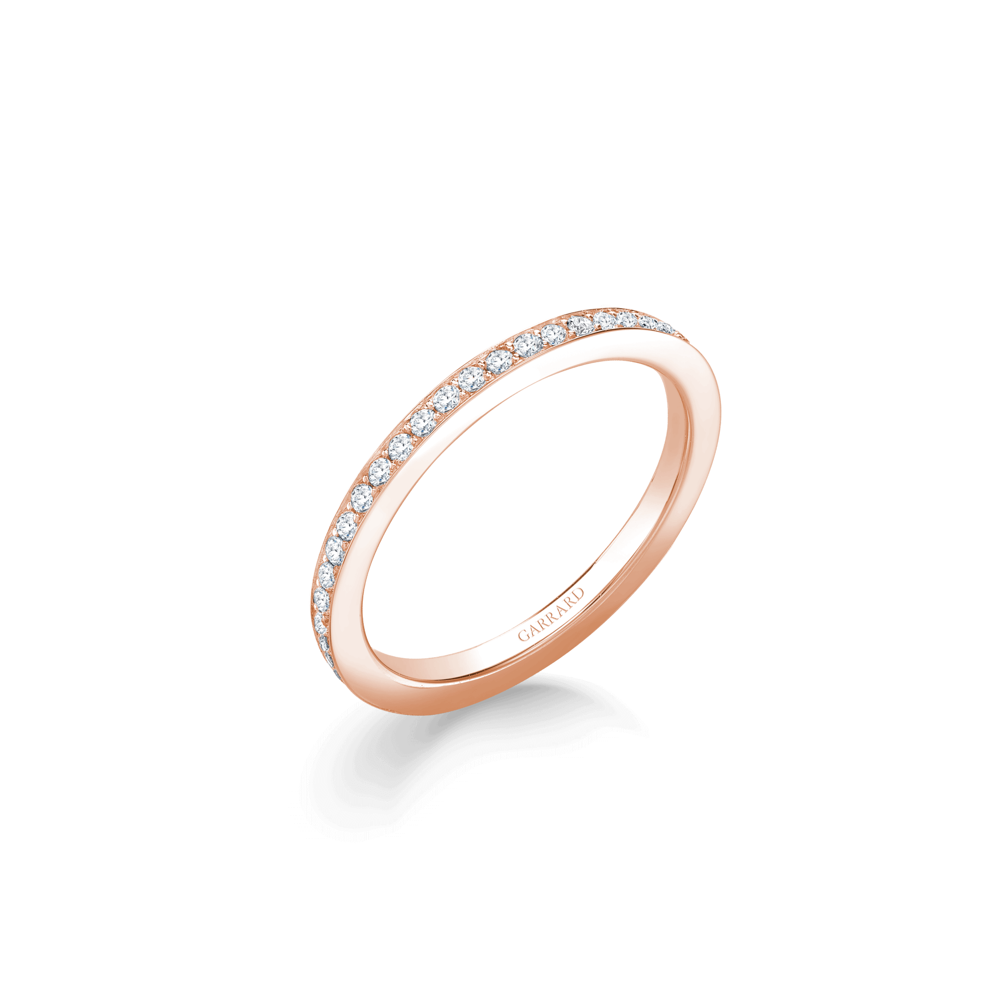 Garrard Bridal jewellery collection 1735 Diamond Eternity Band in 18ct Rose Gold 1.5mm 2017257