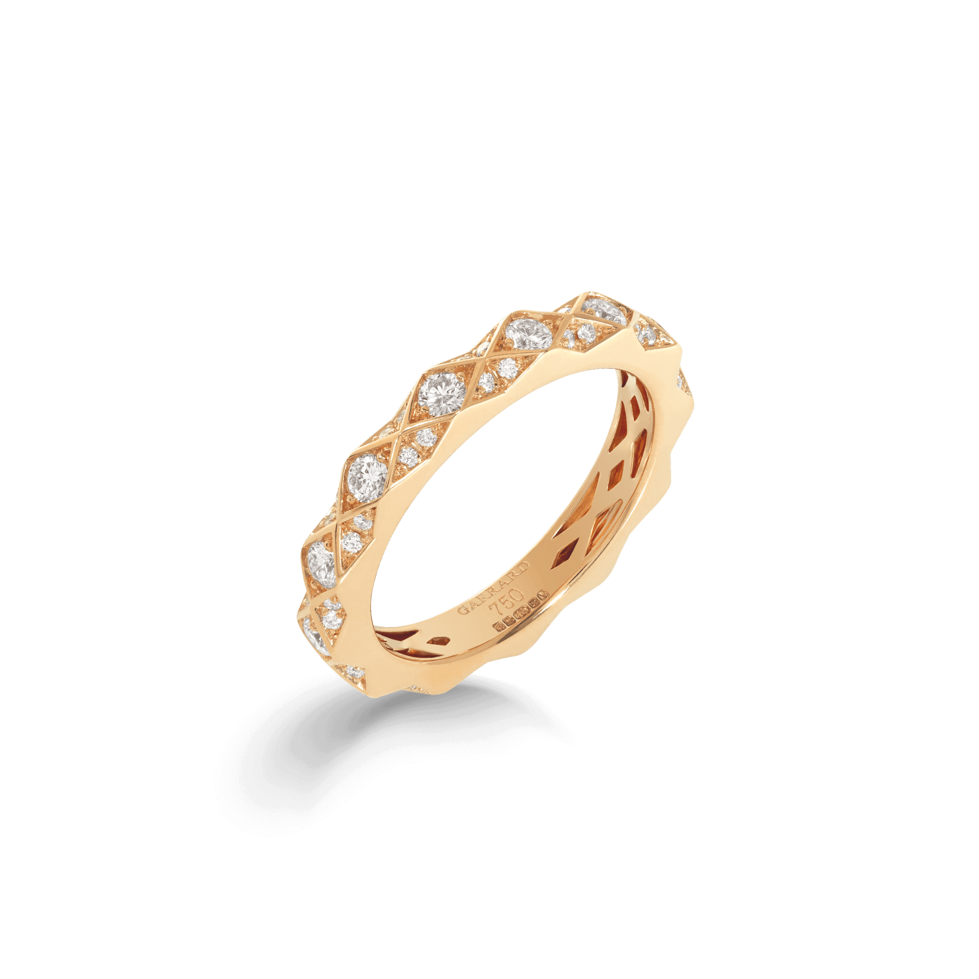 Garrard Bridal jewellery collection Aloria Diamond Eternity Band in 18ct Yellow Gold 3mm 2017273