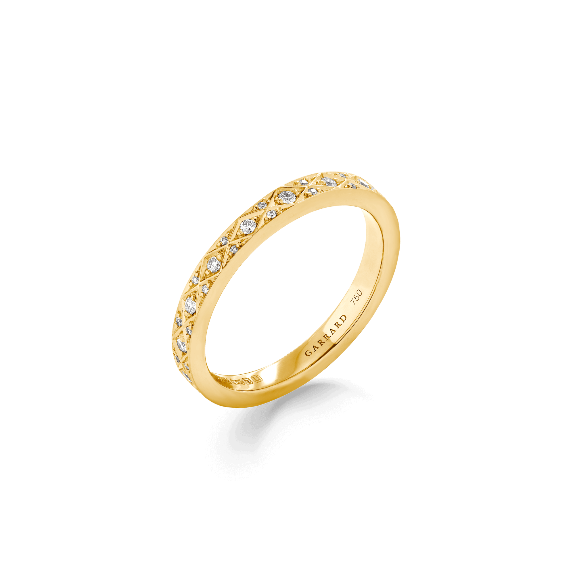 Garrard Bridal jewellery collection Signature Diamond Eternity Band in 18ct Yellow Gold 2015931