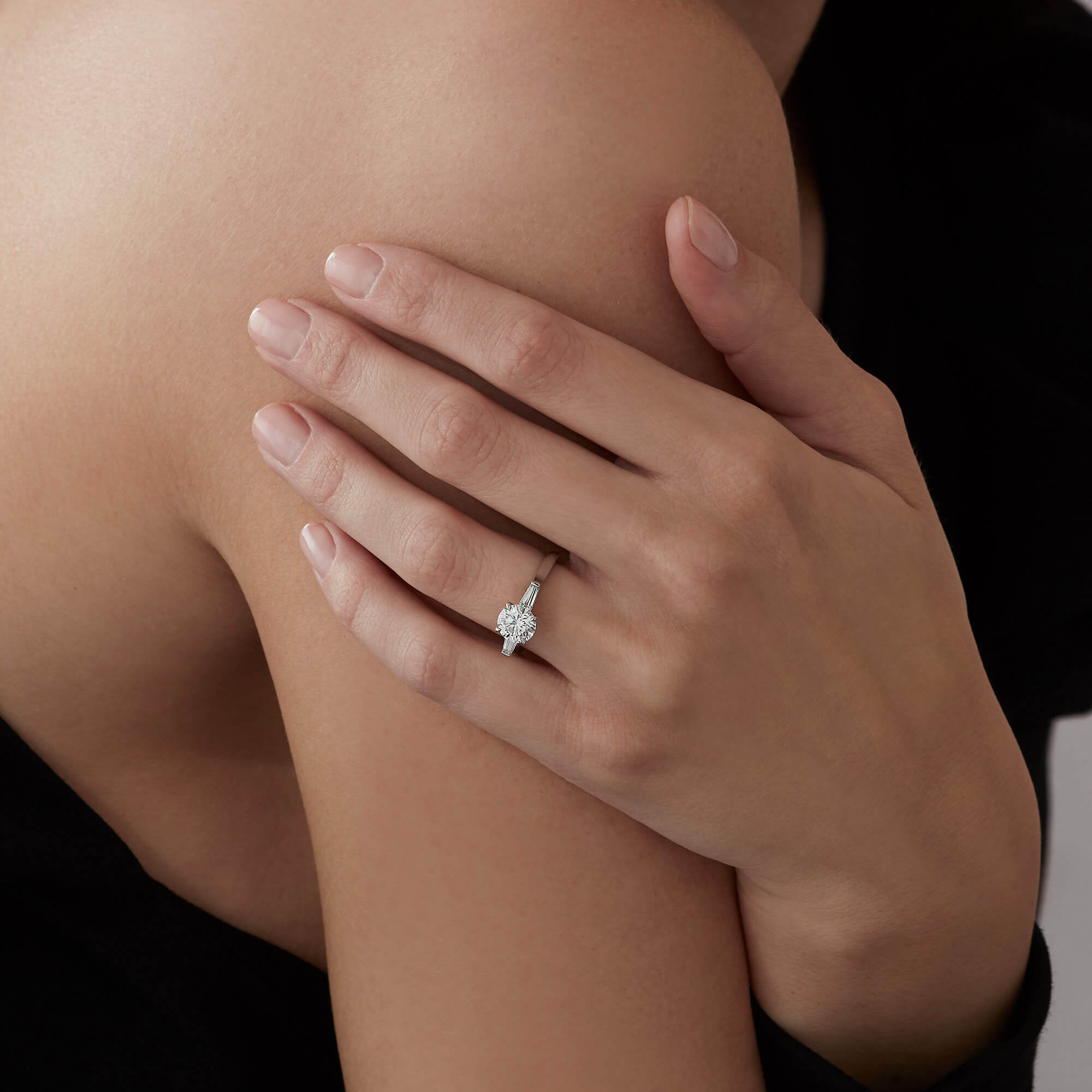 Garrard Charisma Round Brilliant Diamond Three Stone Engagement Ring 2014496 model