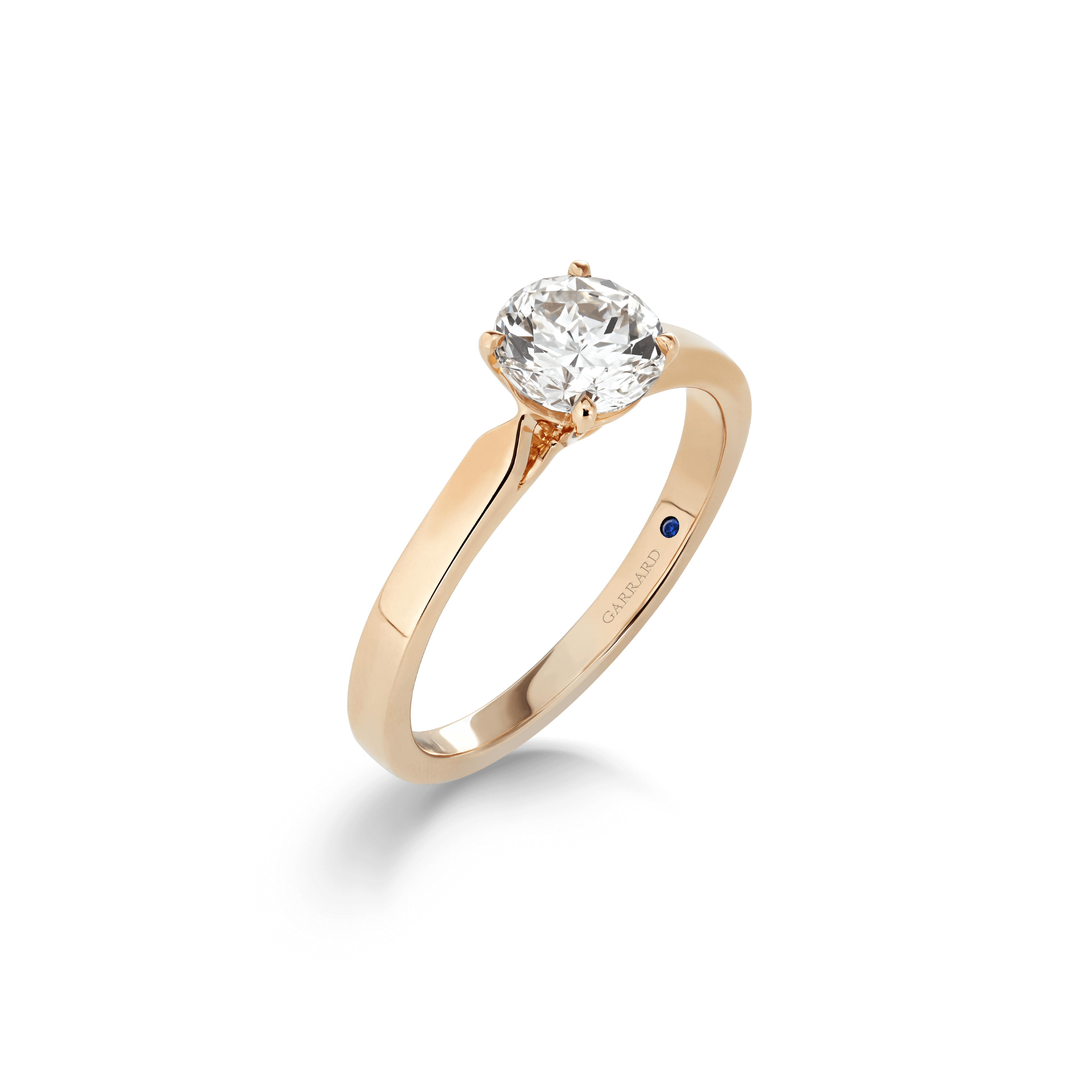Garrard Cherish Round Diamond Solitaire Engagement Ring In 18 Carat Rose Gold 2017174 1 Garrard Cherish Round Diamond Solitaire Engagement Ring In 18 Carat Rose Gold 2017174 1
