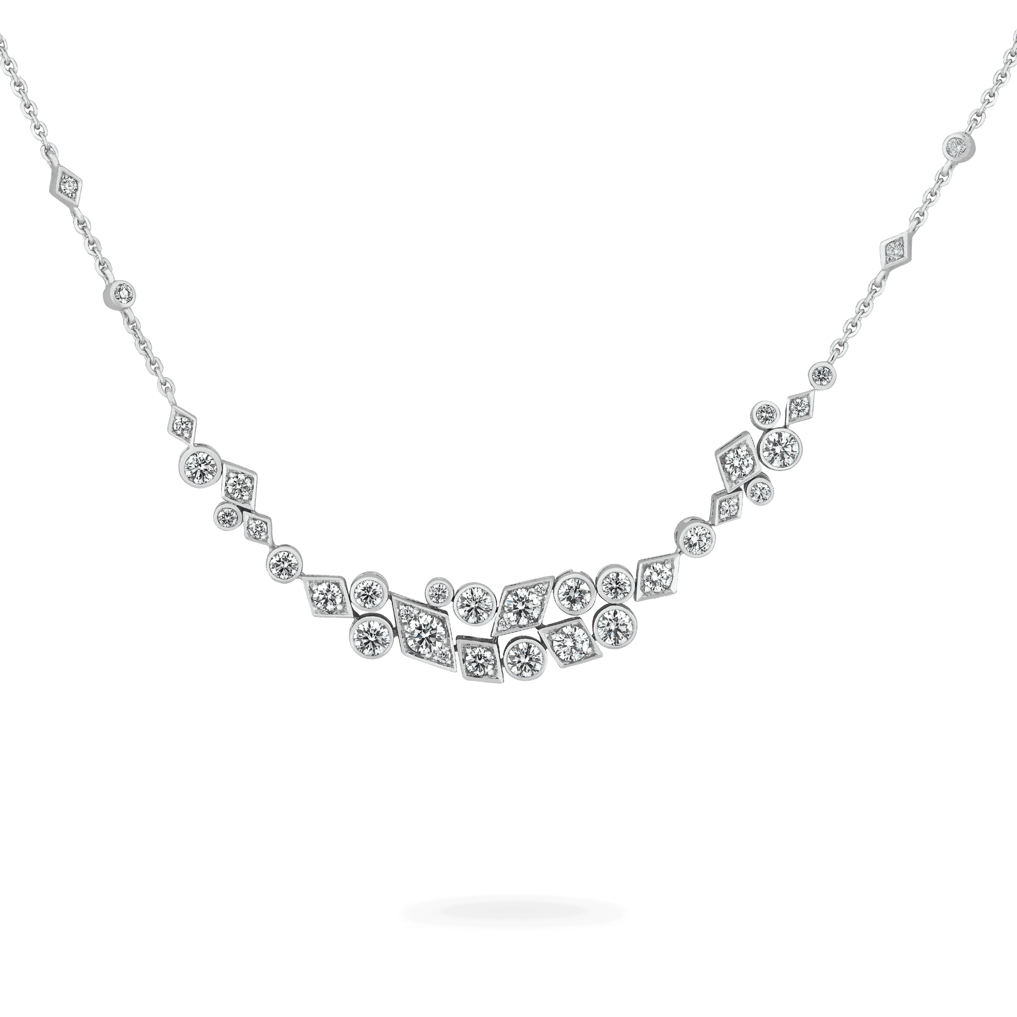 Garrard Albemarle Abstract jewellery Collection Diamond Necklace 2017422 Hero