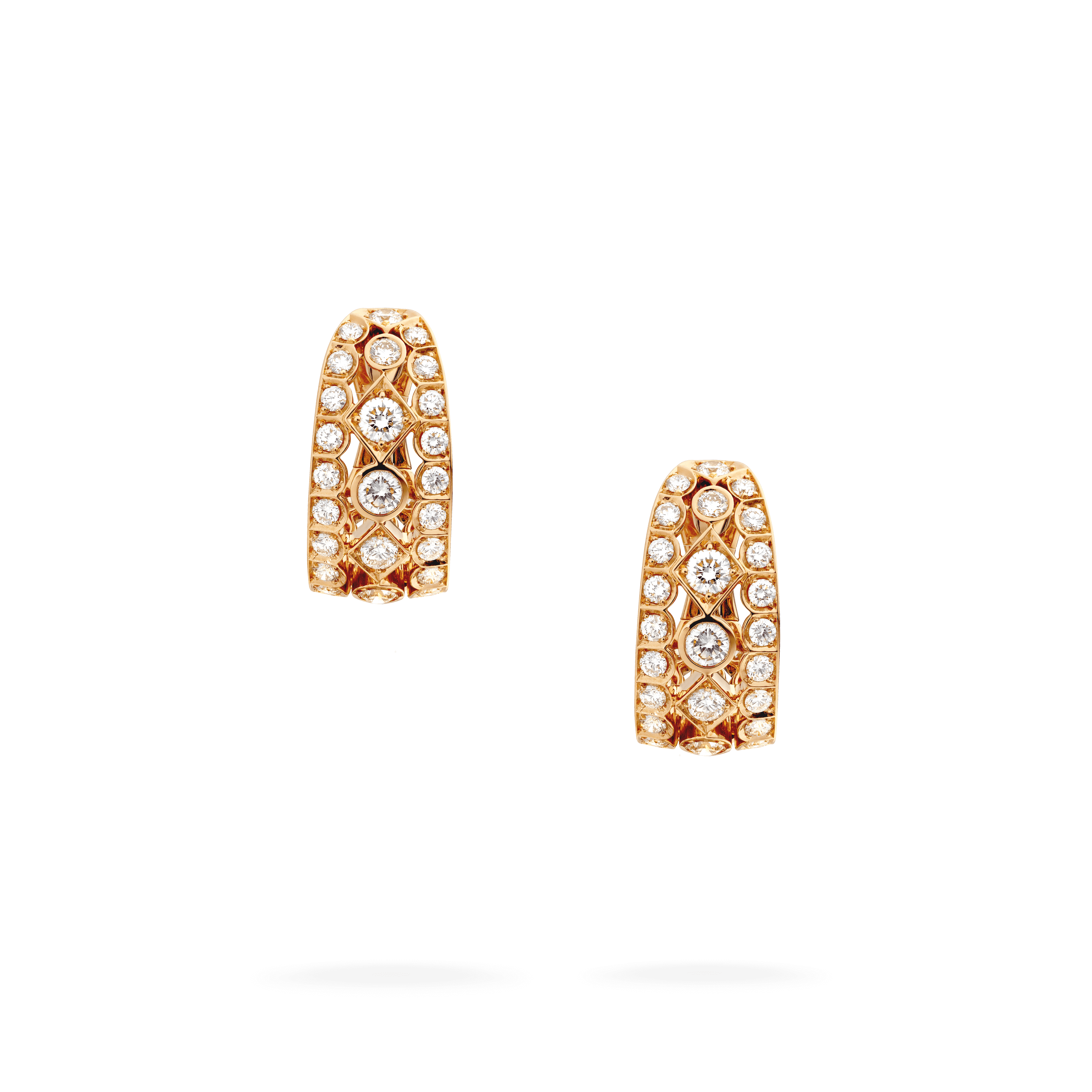 Garrard Albemarle Classic High Jewellery Diamond Earrings In 18ct Rose Gold 2013309 Garrard Albemarle Classic High Jewellery Diamond Earrings In 18ct Rose Gold 2013309