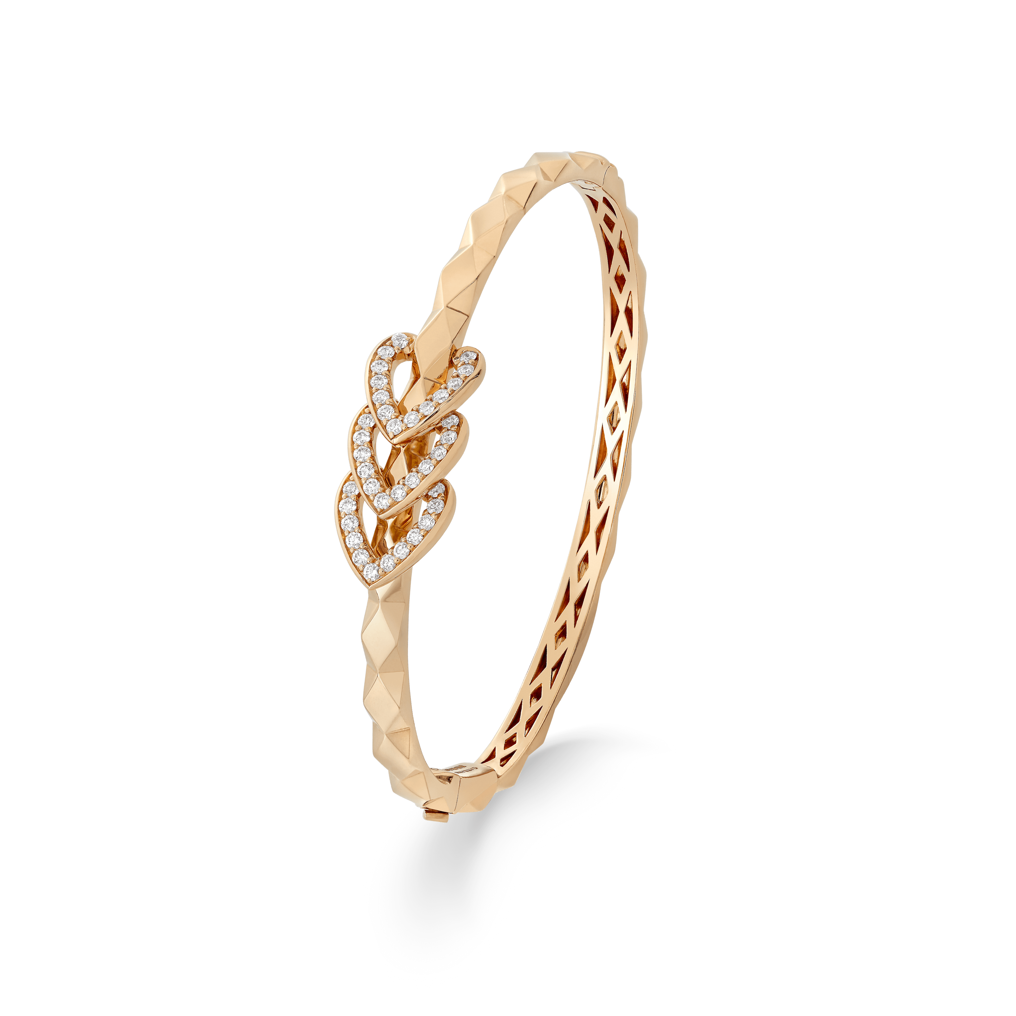 Garrard Aloria jewellery collection Reversible bracelet In 18ct yellow gold with diamonds and enamel, 2016935, Hero View