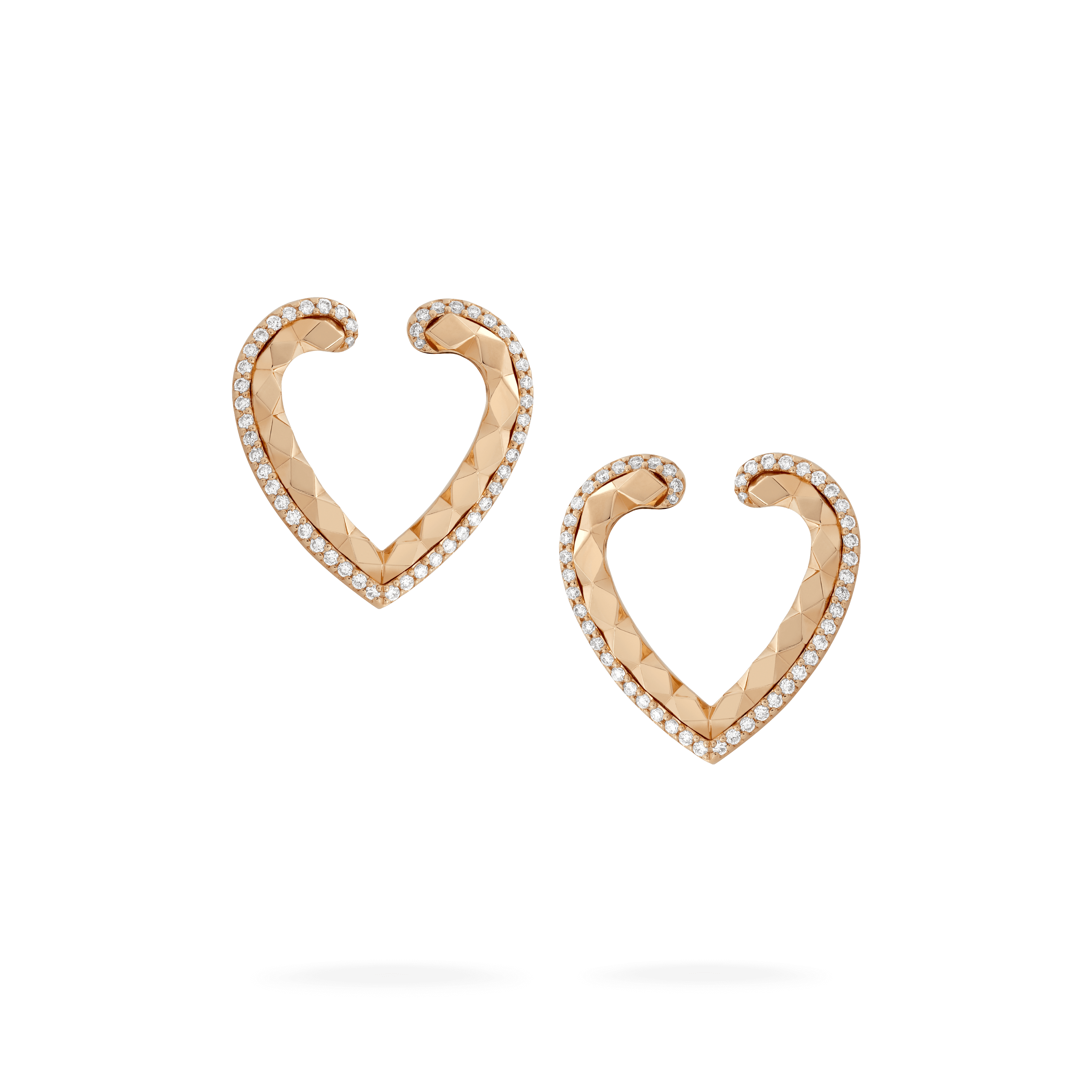 Garrard Aloria jewellery collection earrings in 18ct yellow gold with diamonds, 2016933, Hero View