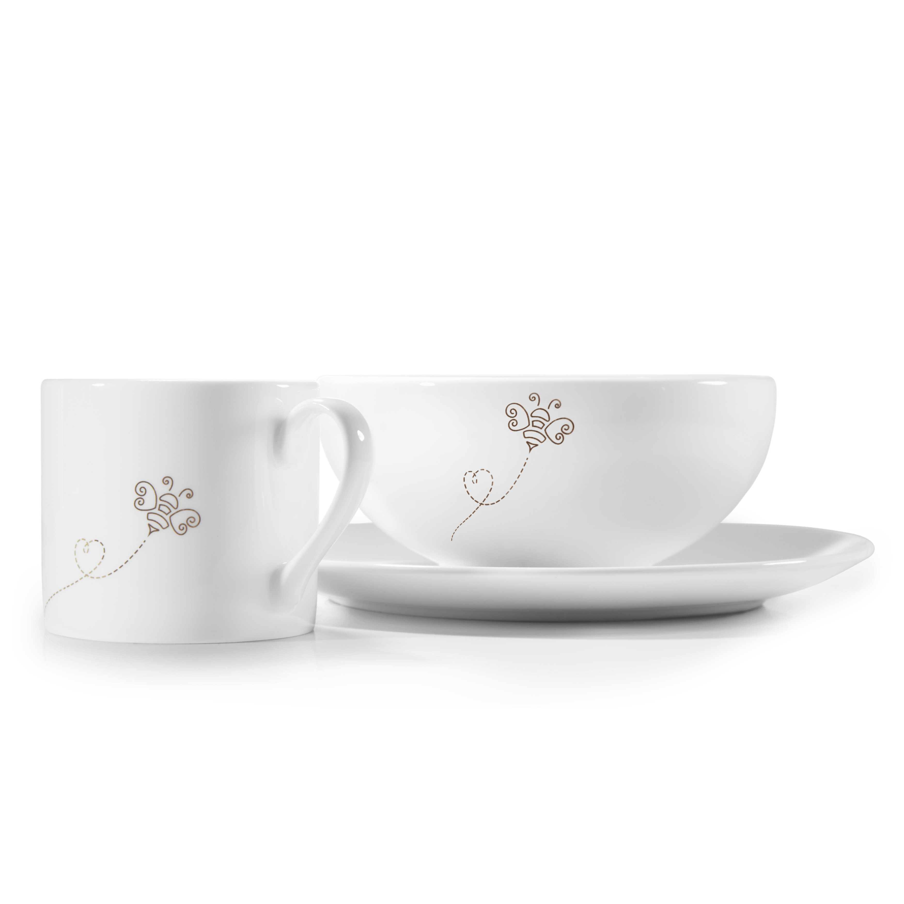 Garrard Christening New Baby Gift Baby Bee collection Bone China Three Piece Dinnerware Set 2017781 Hero 2 Garrard Christening New Baby Gift Baby Bee collection Bone China Three Piece Dinnerware Set 2017781 Hero 2