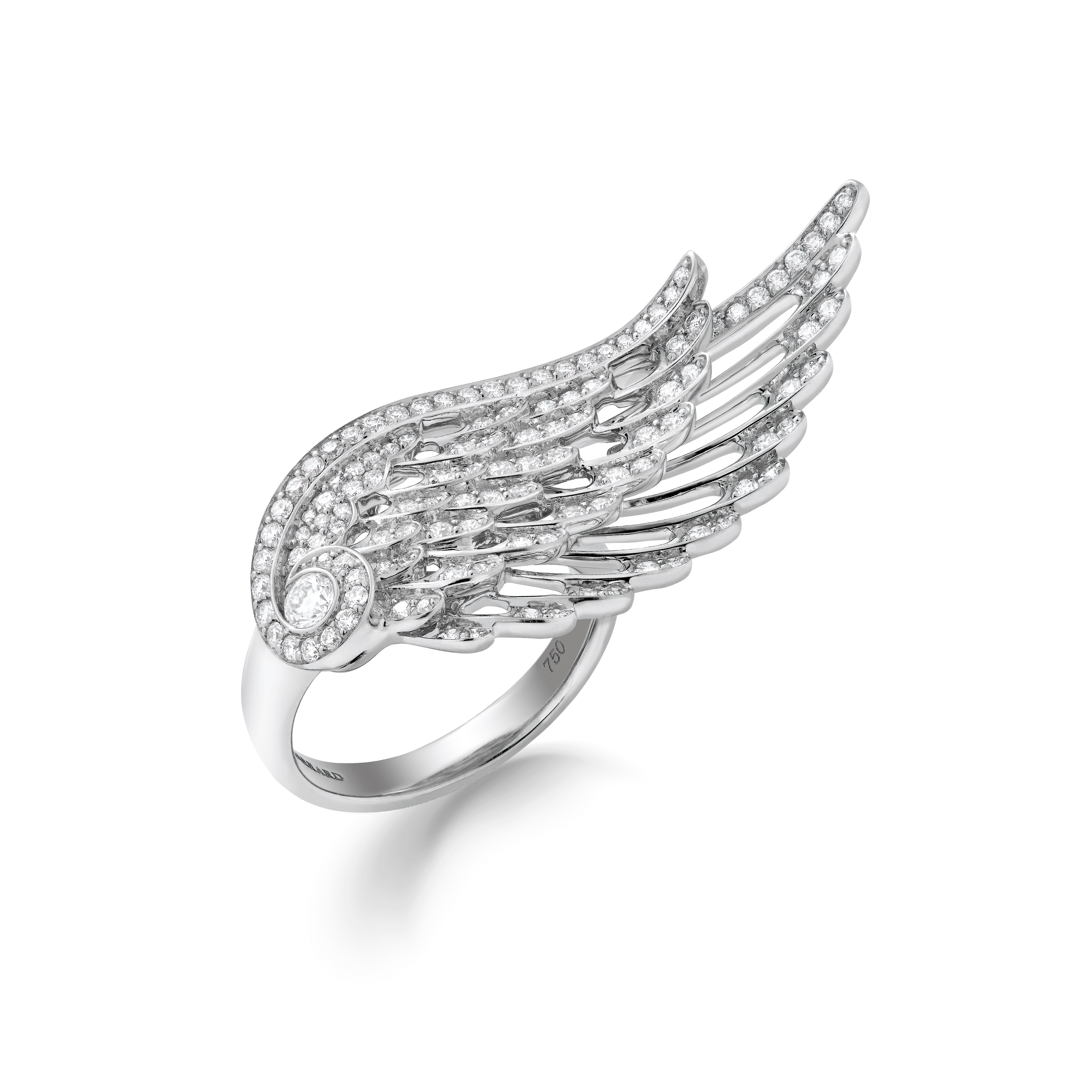 DIAMOND DUSTED EMBRACED ADJUSTABLE RING