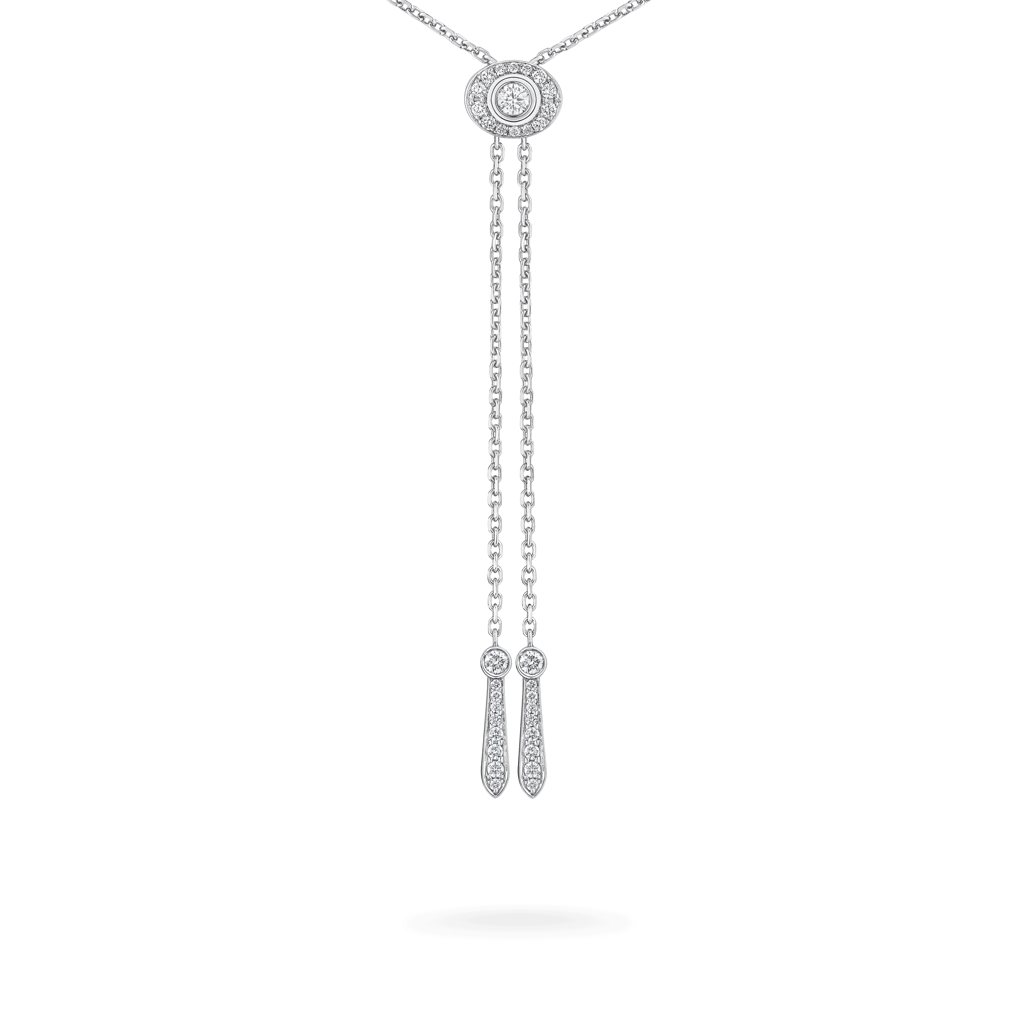 Garrard Wings Embrace jewellery collection Dover Slider Pendant in 18ct White Gold with Diamonds 2017619 Back Garrard Wings Embrace jewellery collection Dover Slider Pendant in 18ct White Gold with Diamonds 2017619 Back