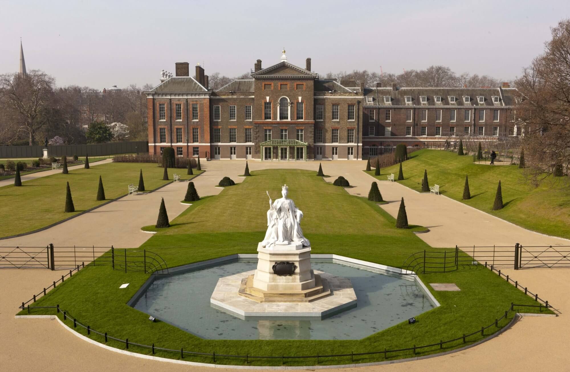 Kensington Palace exterior aerial