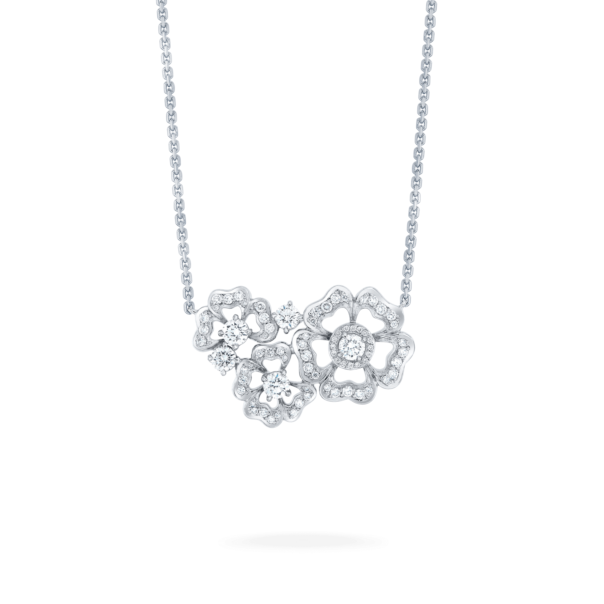 Garrard Tudor Rose Petal Diamond Pendant 2014651