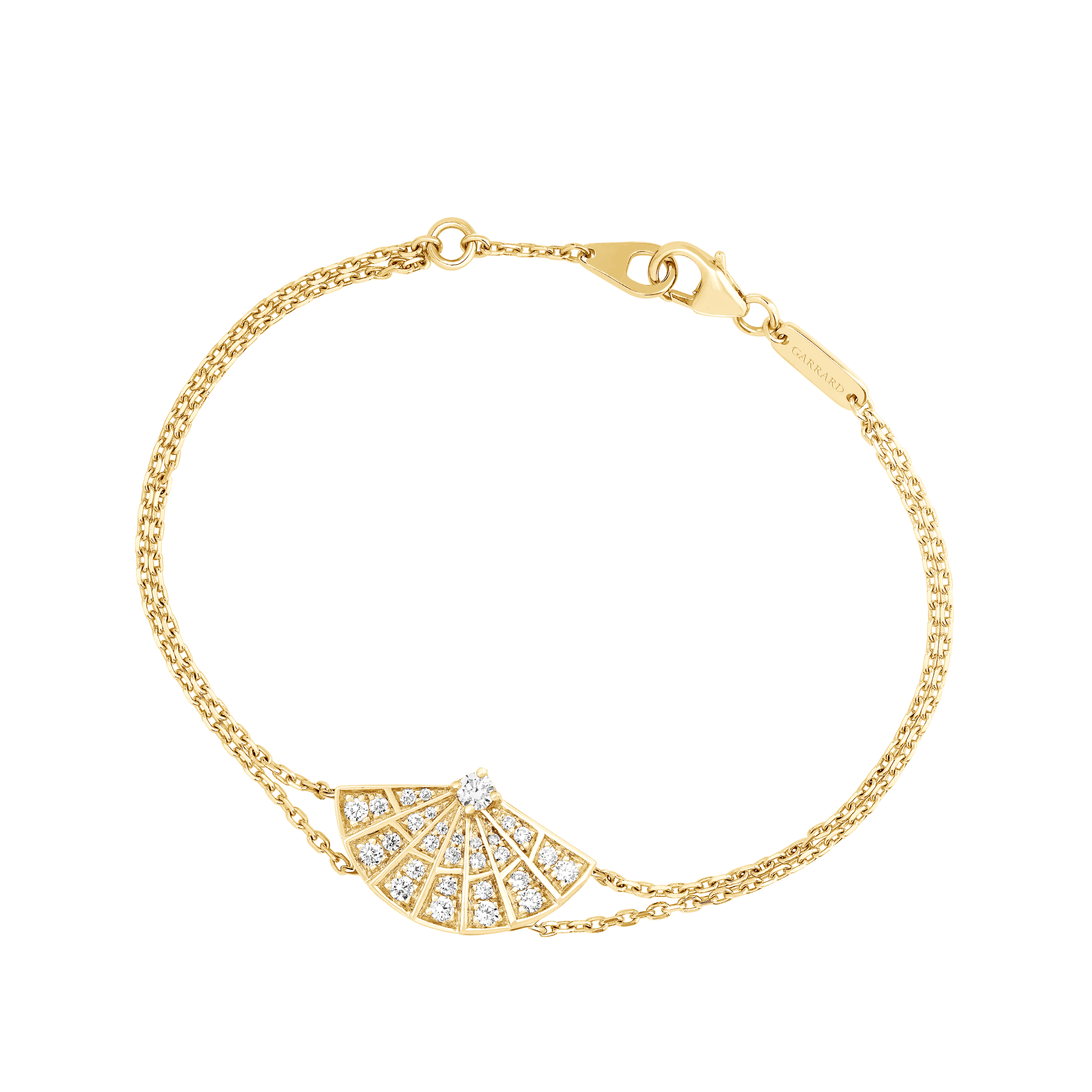 Fanfare Symphony Mini Icons Diamond Yellow Gold Bracelet Garrard 