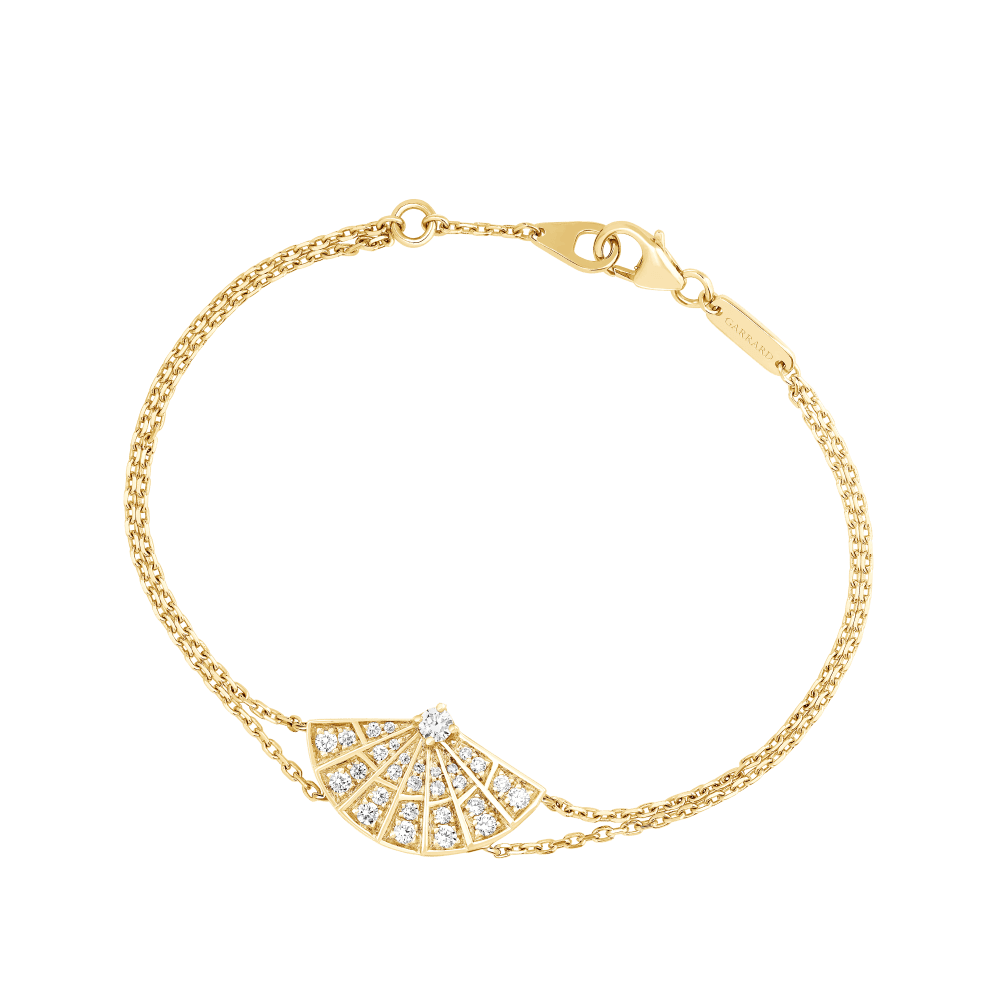 Garrard Fanfare Symphony Diamond Bracelet In 18ct Yellow Gold 2018418 4