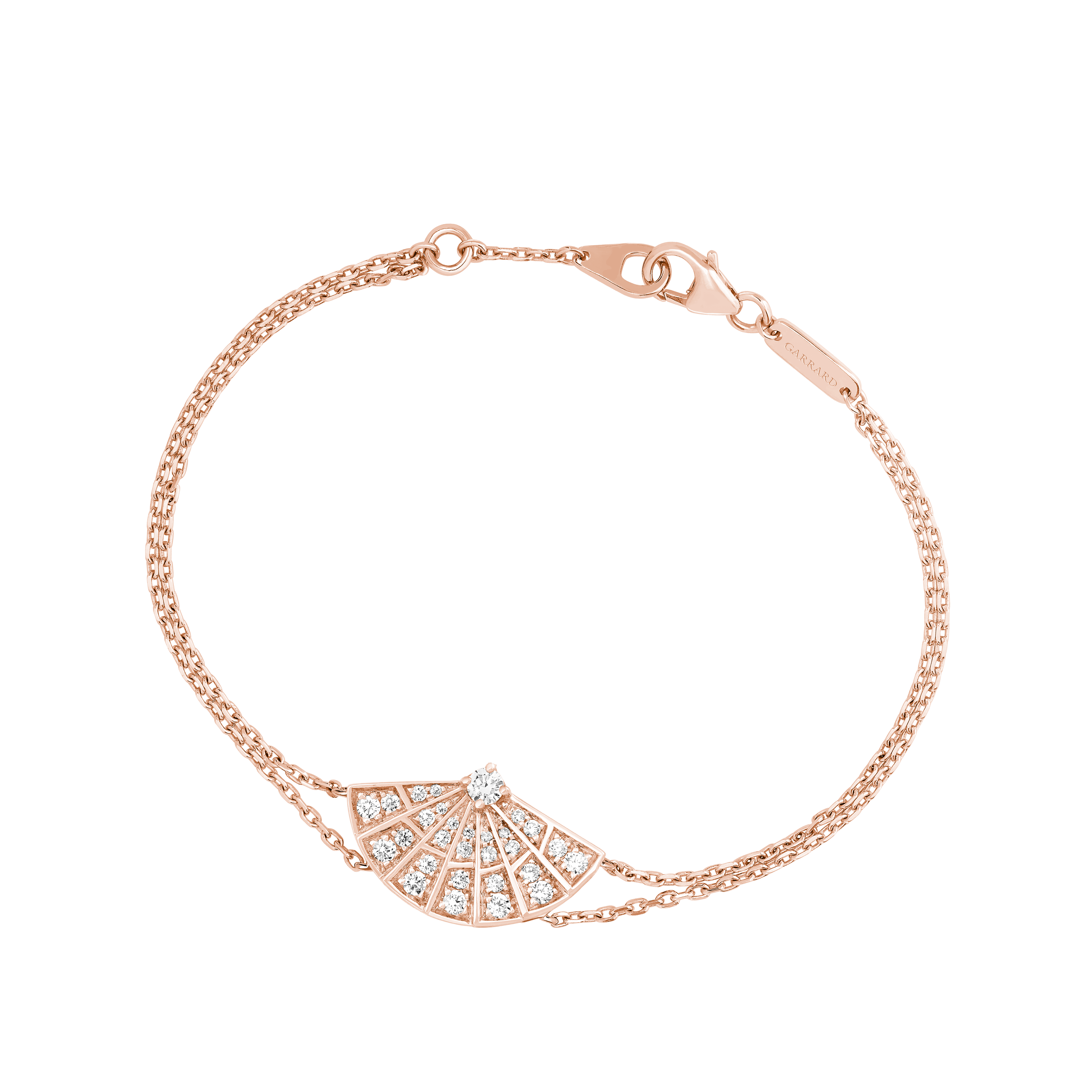 Garrard Fanfare Symphony Diamond Bracelet In 18ct Rose Gold 2018417 Garrard Fanfare Symphony Diamond Bracelet In 18ct Rose Gold 2018417