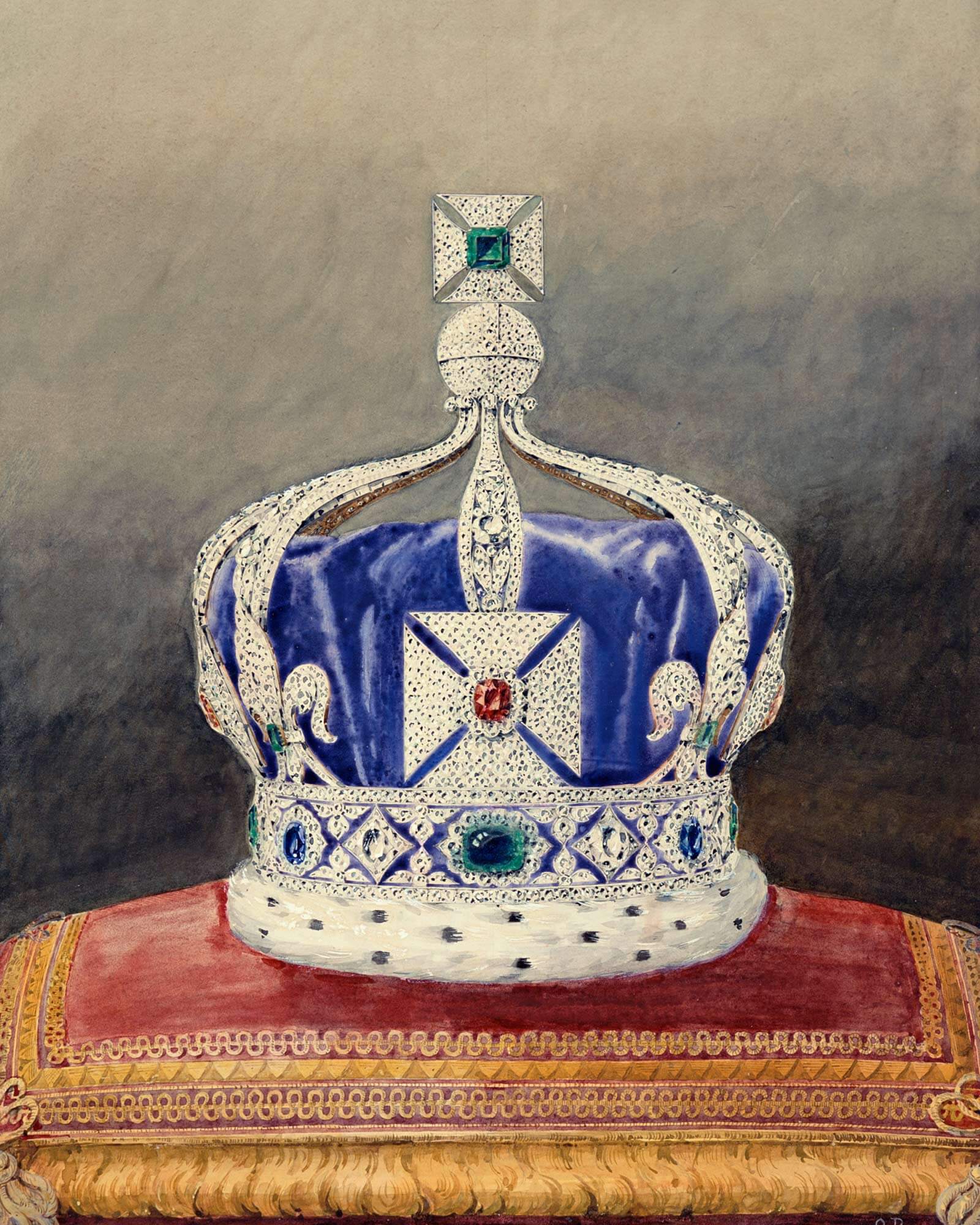 Royal Jewels made by Garrard Imperial Crown of India