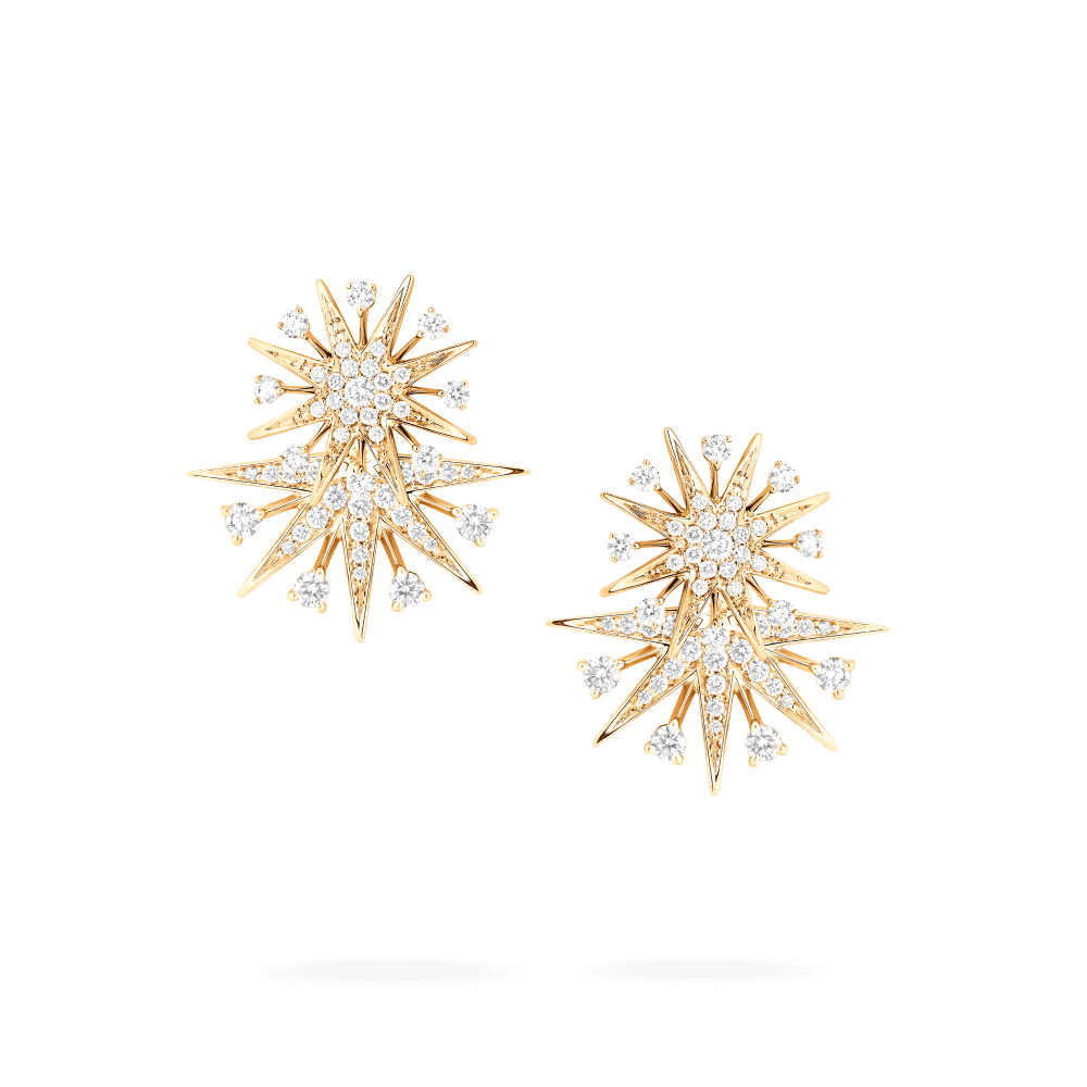 Garrard Starlight Jewellery Collection Diamond Jacket Earrings In 18ct Yellow Gold 2019153