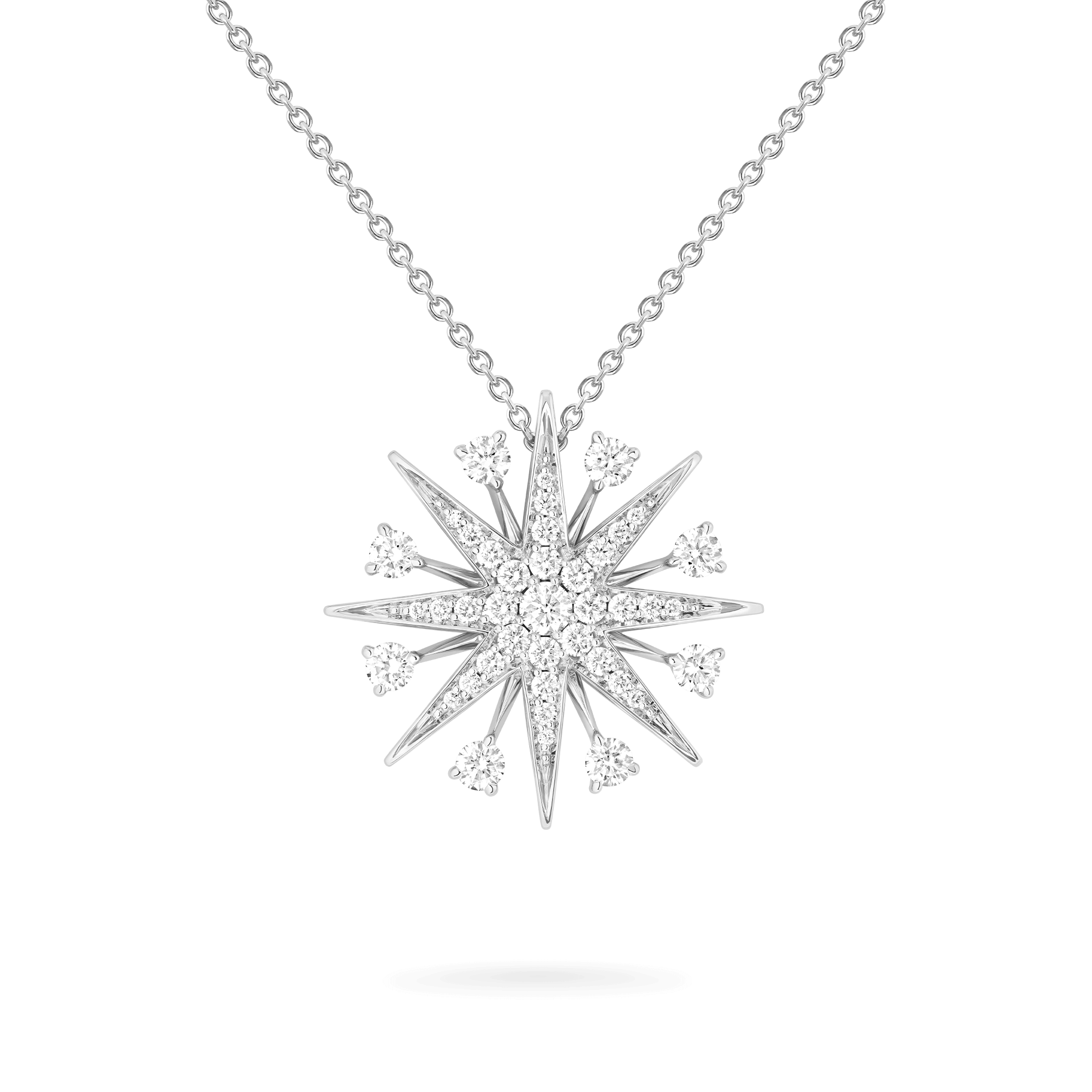 Garrard Starlight Jewellery Collection Diamond Pendant In 18ct White Gold 2019148